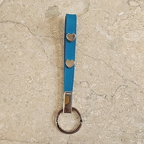 Ferla Turquoise And Silver Heart Keyring - OS - Picture 2 of 9